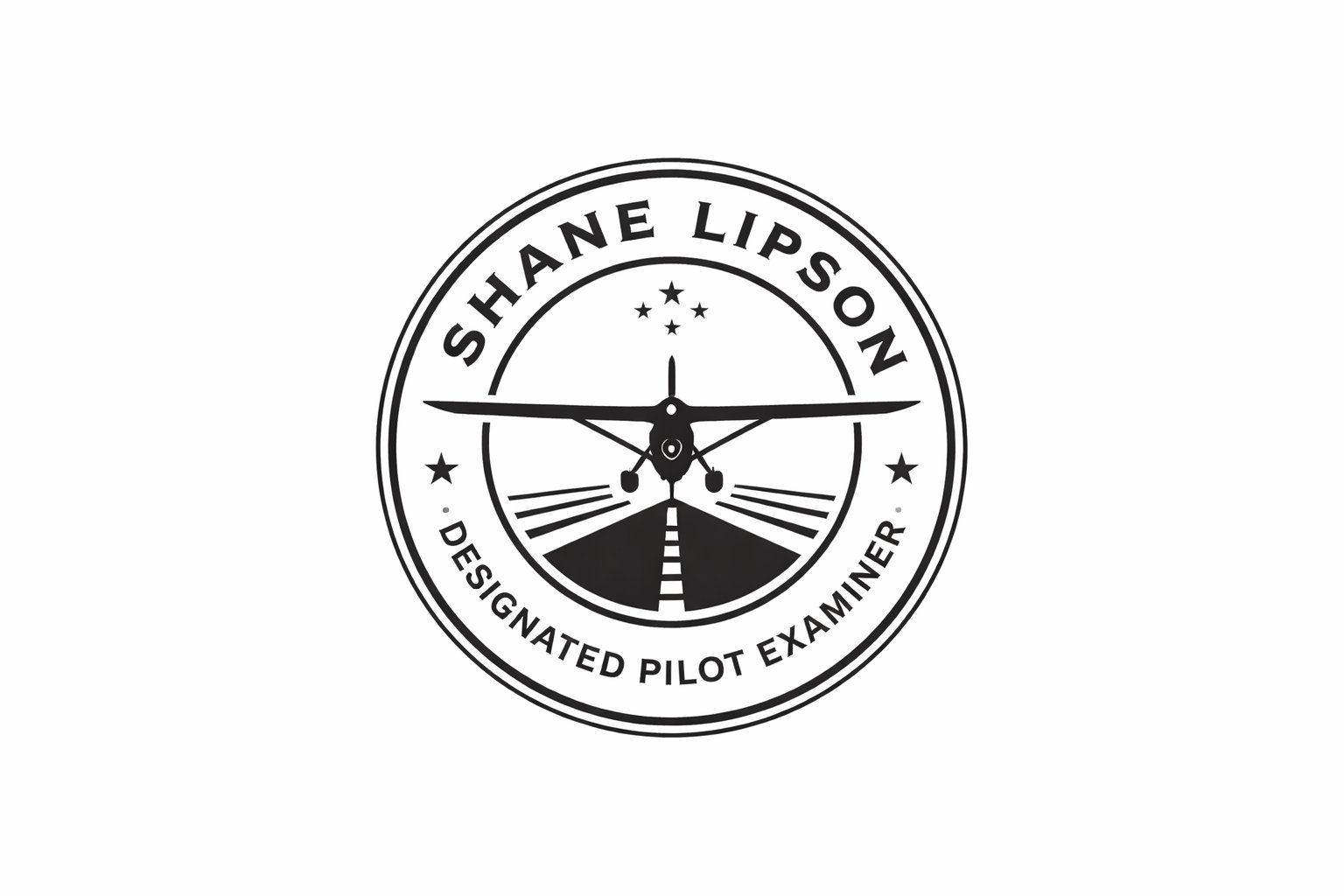 Shane Lipson Designated Pilot Examiner Logo